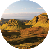 Mountain range in Isle of Skye